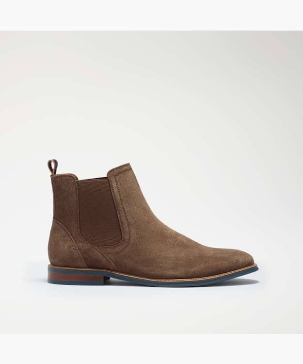 Mckinley Brown - Suede Contrast Sole Chelsea Boots