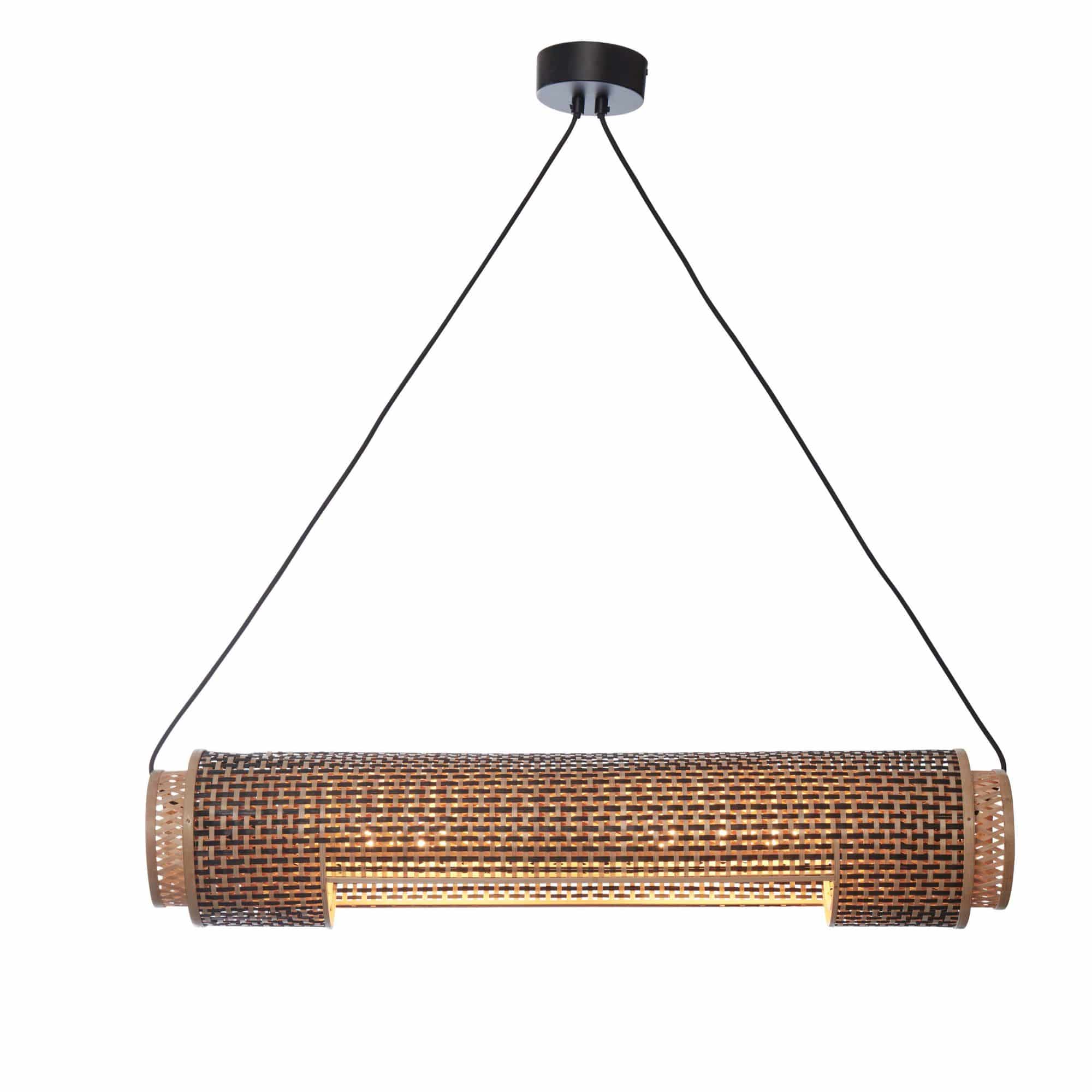 GOOD&MOJO hanglamp Bhutan - bruin - Ø15cm