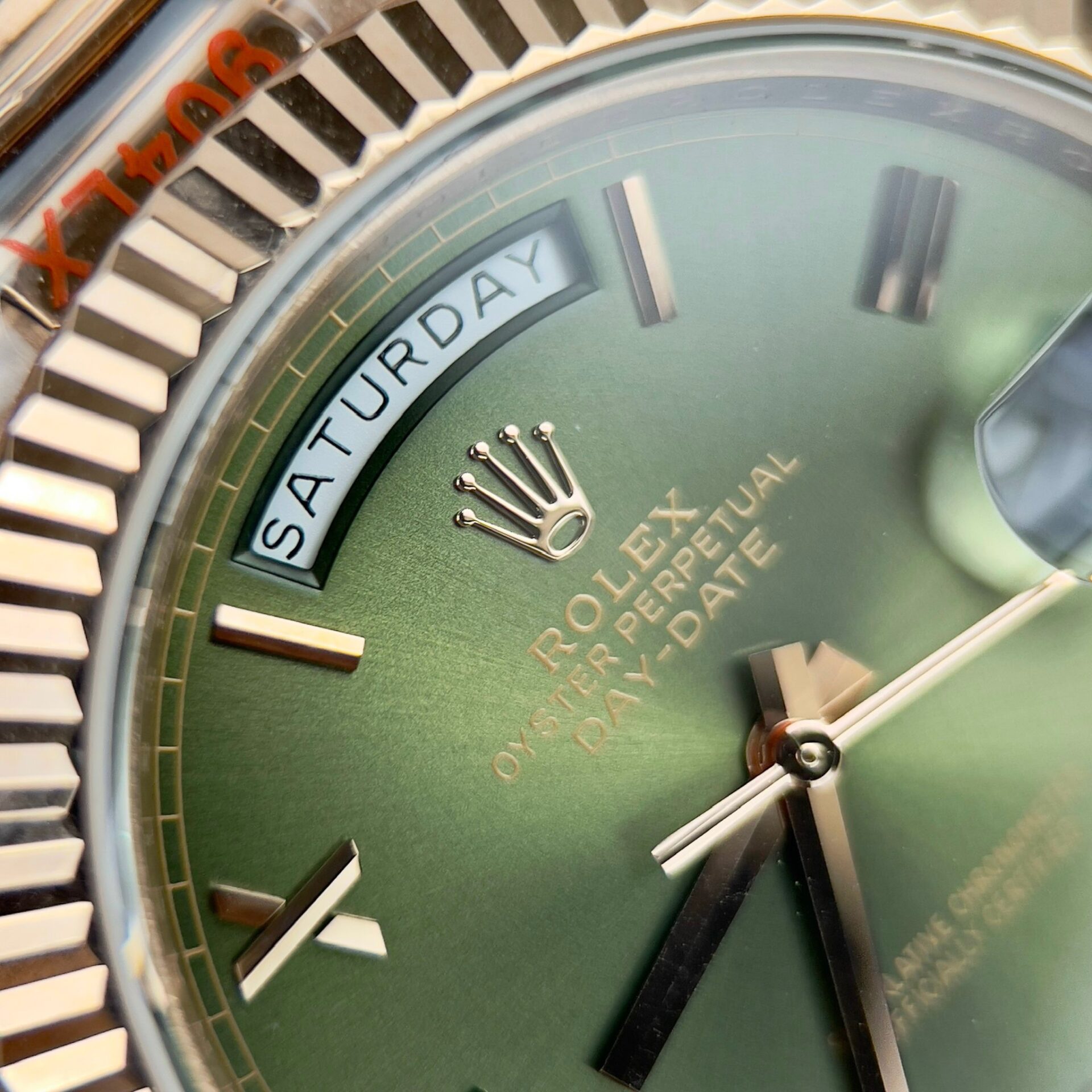 Rolex Day-Date 228235 RG Plated Green Dial 40mm Super Clone