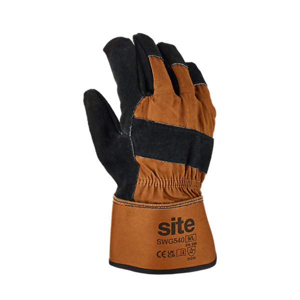 Gants de manutention pour travaux cuir rigger Site taille L