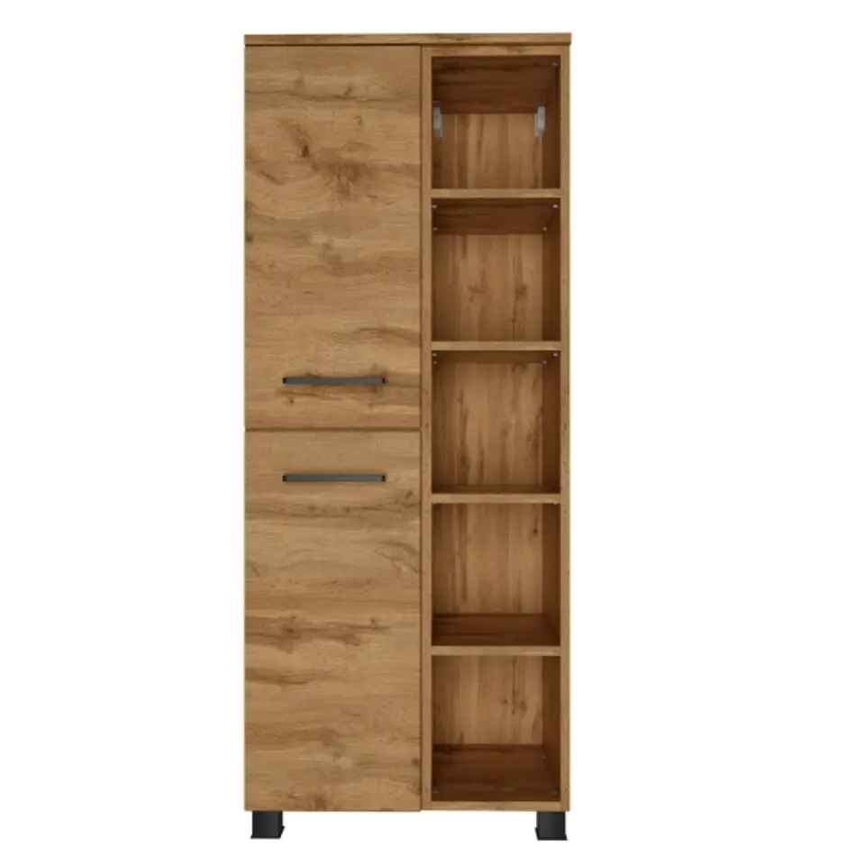 Badkamerkast Malvo 55cm 2 deuren - eik