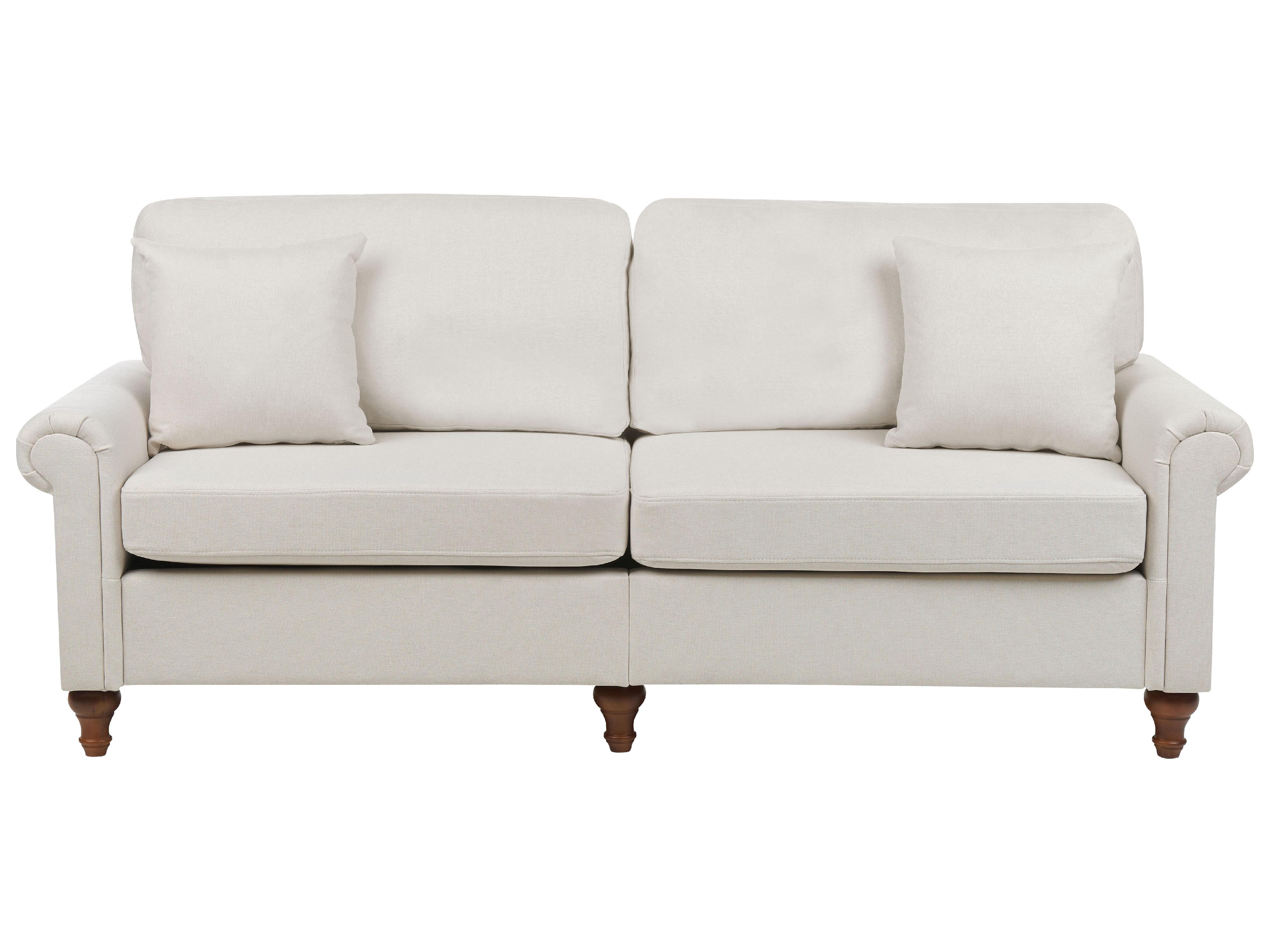 Sofa 2 Seater GINNERUP Fabric Light Beige