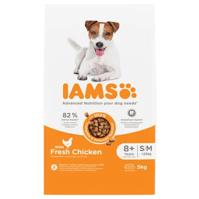 IAMS Advanced Nutrition Senior Small & Medium Dog 8+ with Chicken