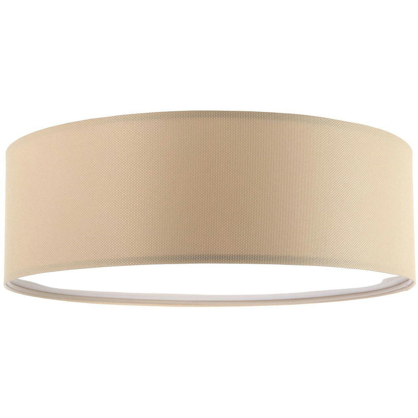 NATURAL - Plafonnier Tissu Marron