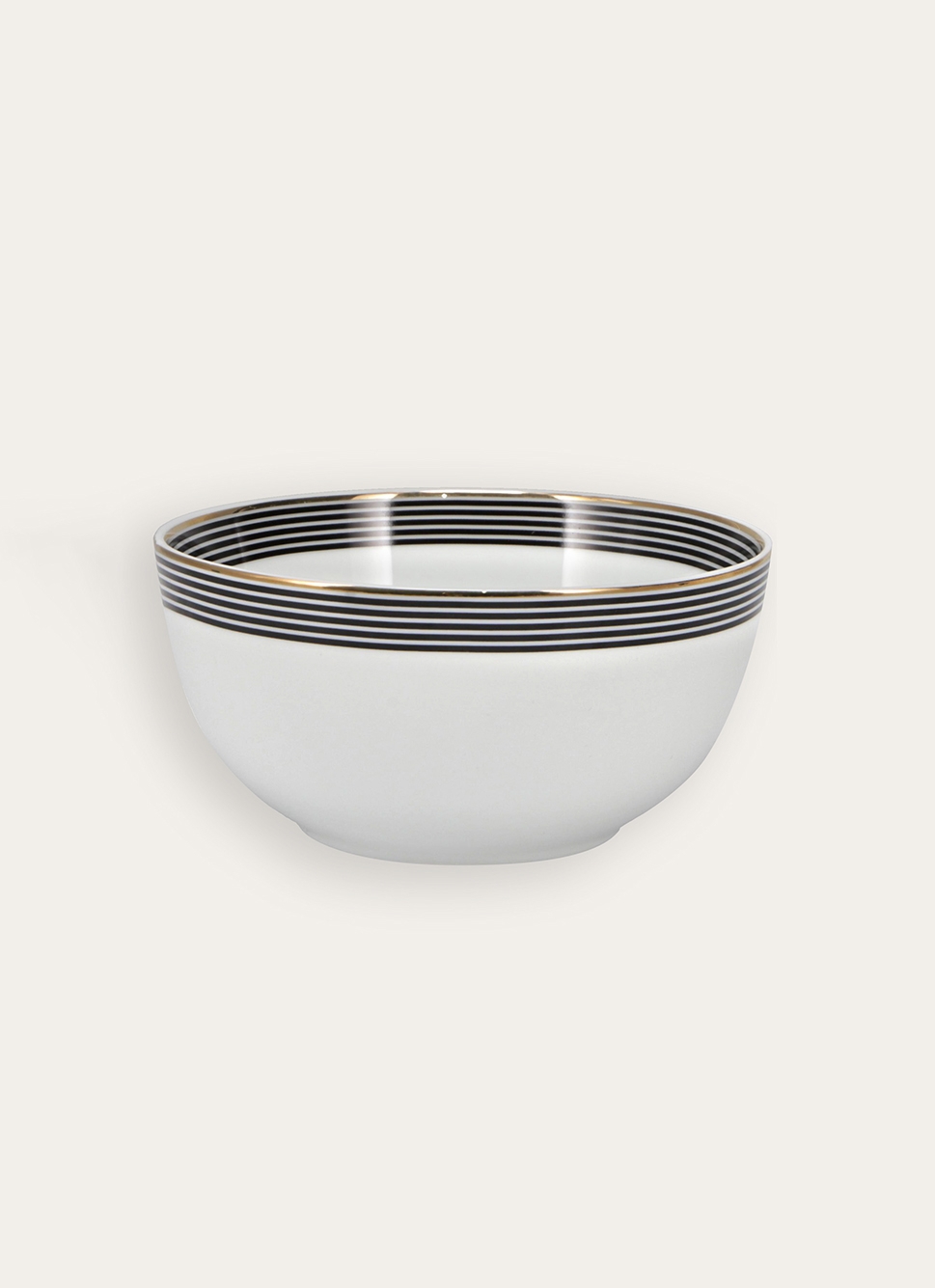 COUPELLE EN PORCELAINE AVEC LISERET EN OR SONGE NOIR
