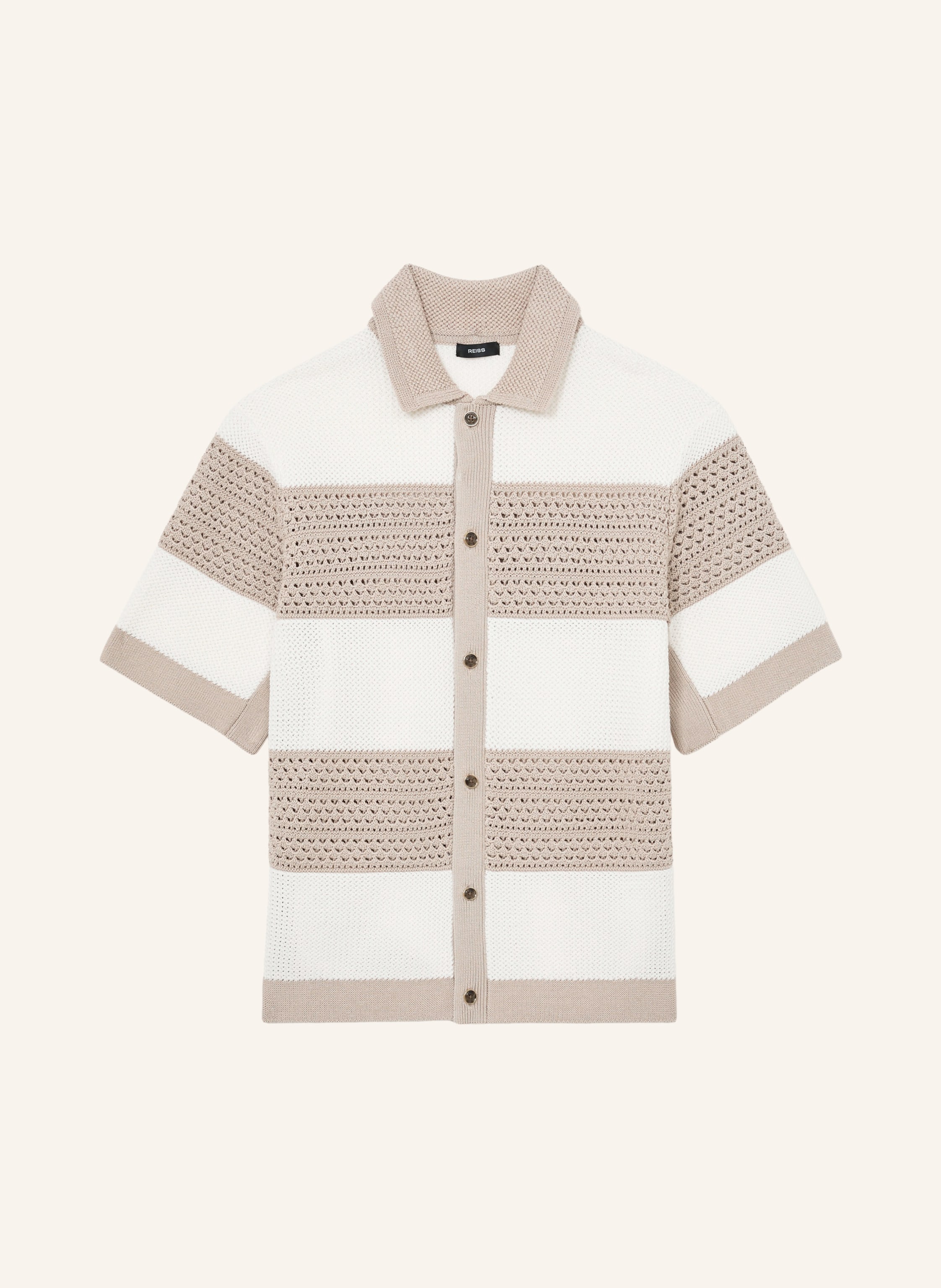 REISS Strickhemd MAREK Comfort Fit