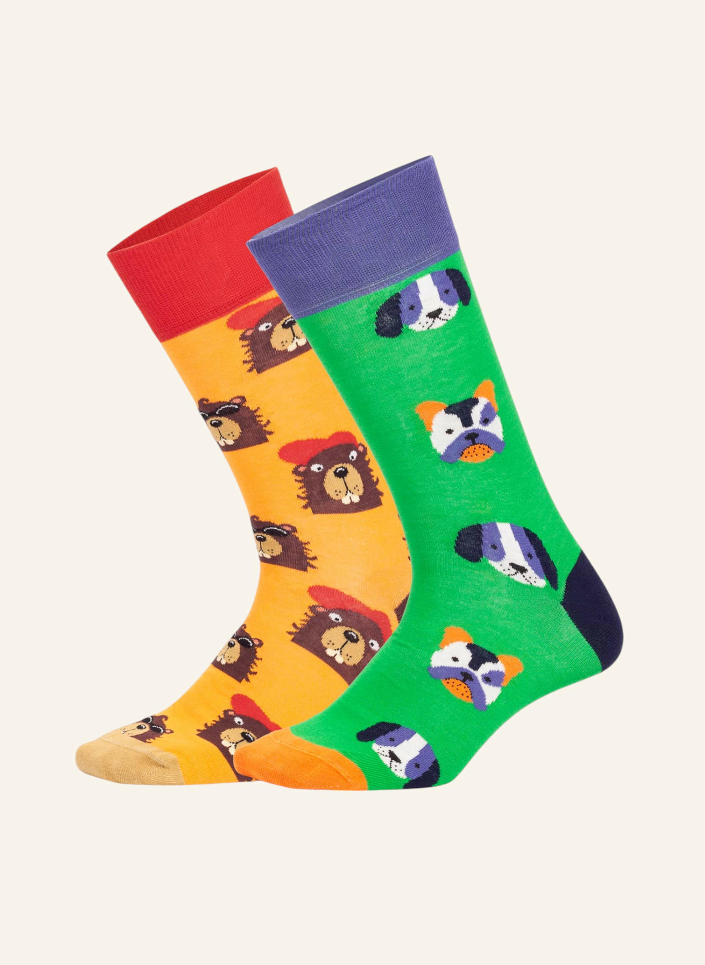 DillySocks Socken DOG VS BIEVER