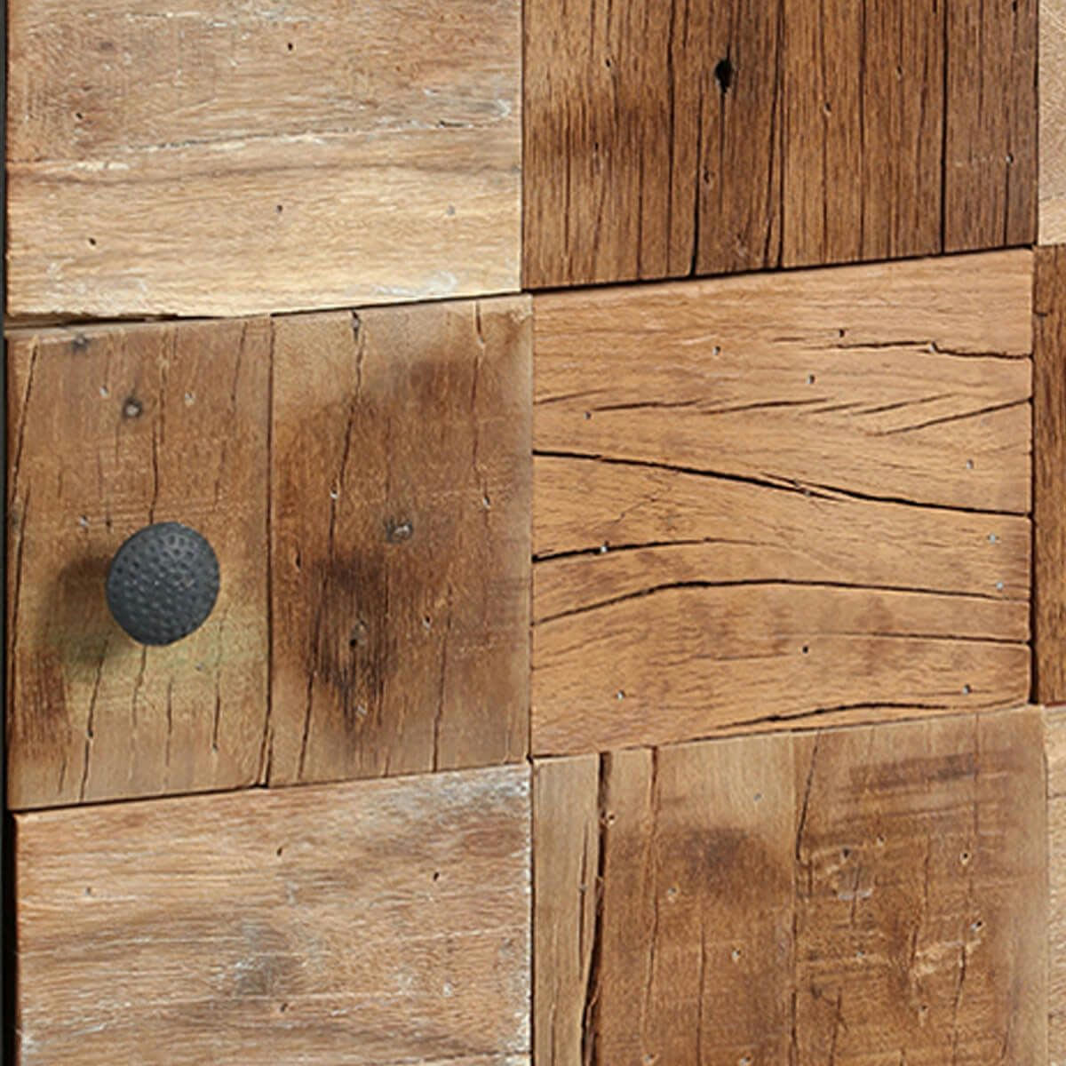 FULBERT - Chevet  1 porte acier et bois massif