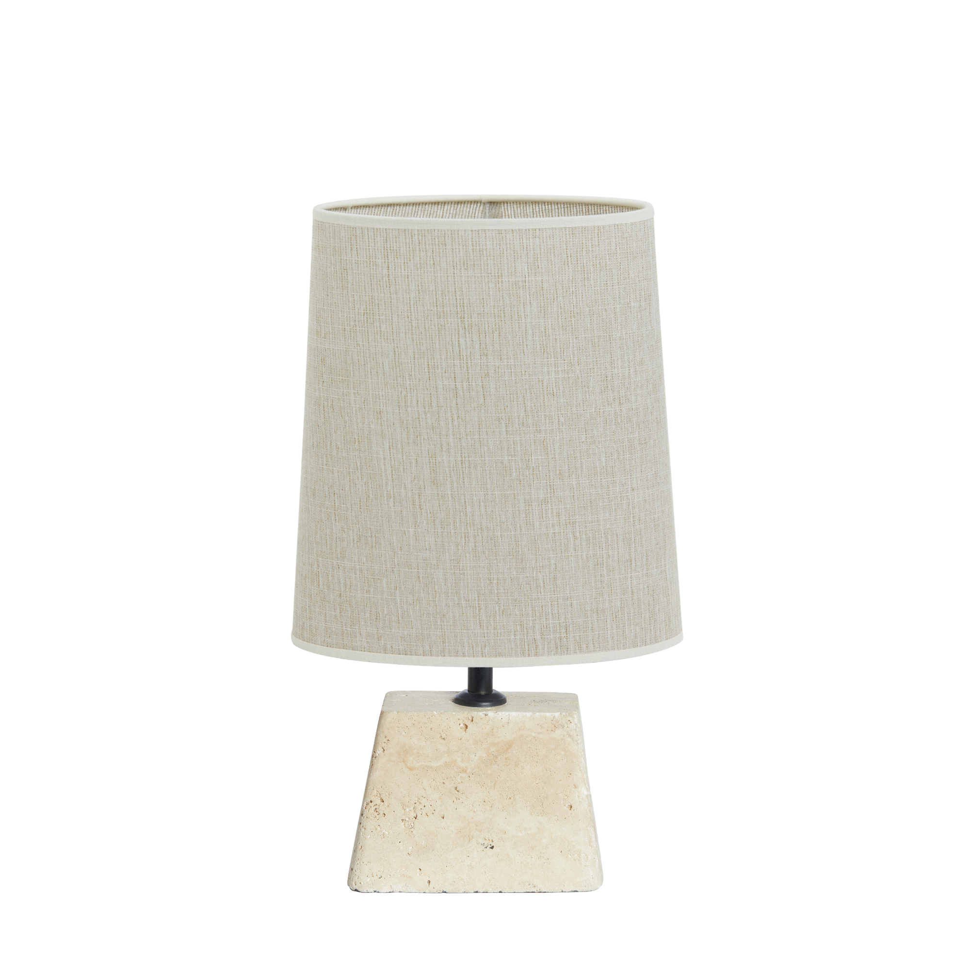 Tafellamp Kardan/Breska - Zand/Wit - 25x21x49cm