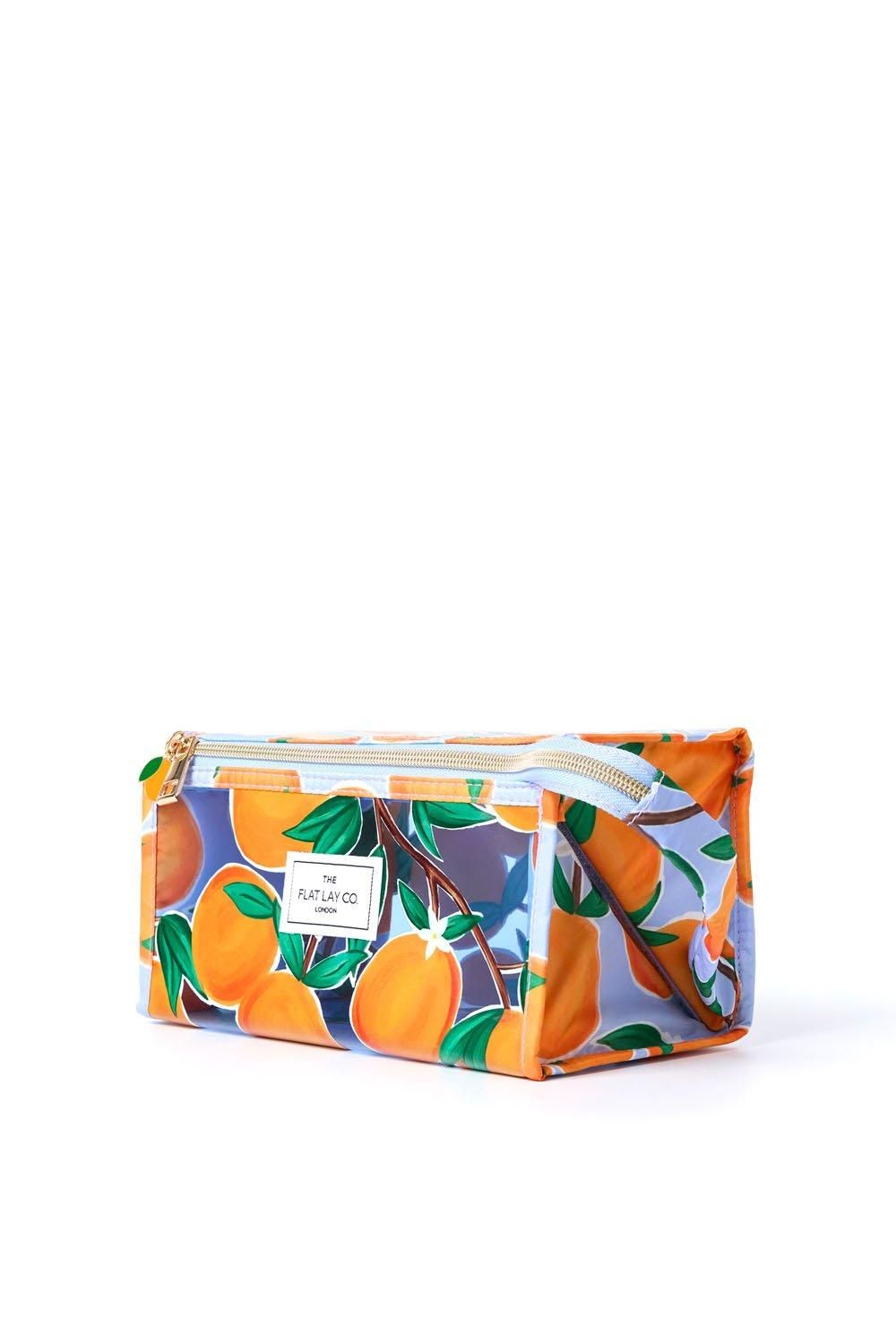 The Flat Lay Co The Flat Lay Co. Jelly Open Flat Box Bag in Mediterranean Oranges