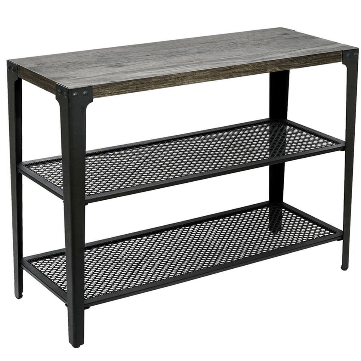 Furnilux Bijzettafel Terra - Grijs - 102x35x75 cm