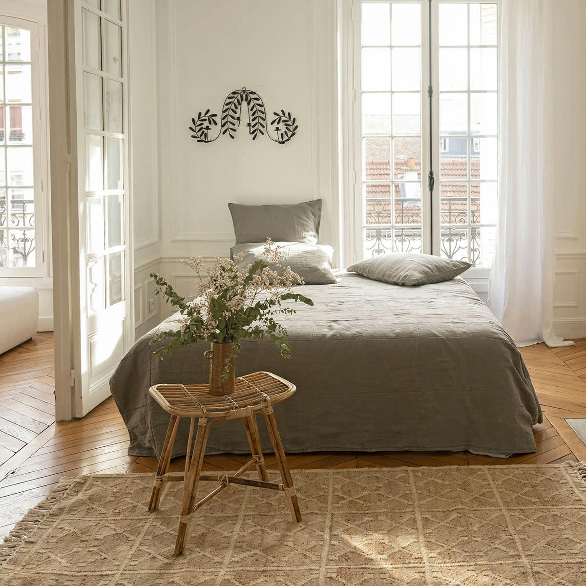 - Bougeoir chandelier en métal