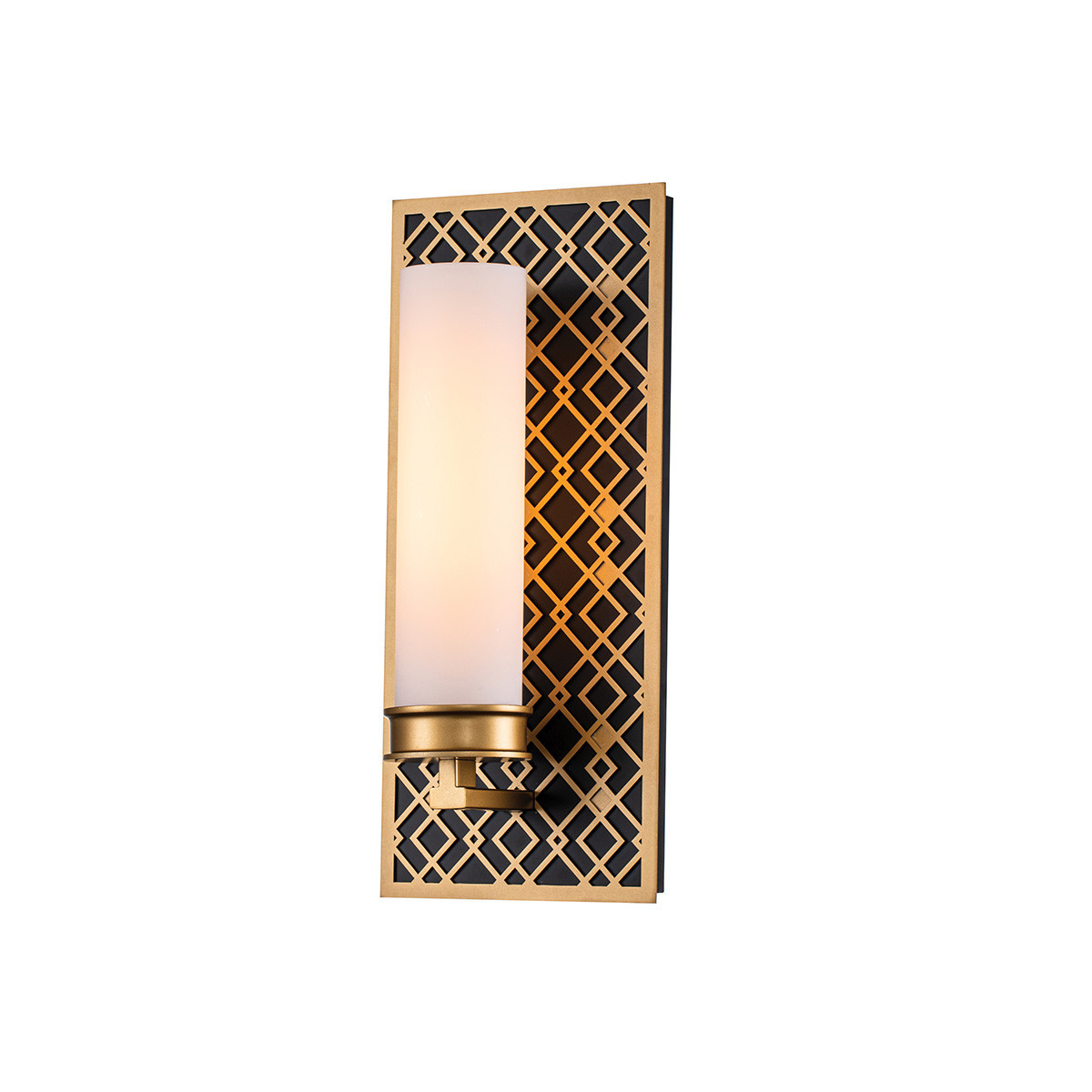 Kinkiet złoty Ziggy 1xE27x40W wym:34,3x15,2x11,4cm IP44 Elstead
