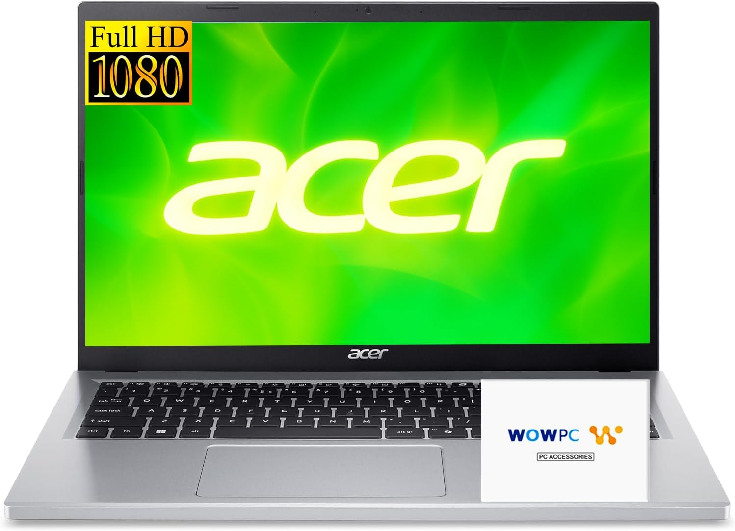 Acer Aspire Slim Laptop | 15.6'' Full HD Display | Powerful 8-Core Intel Core 3 N355 | 8GB RAM | 128GB SSD | Copilot AI Ready | Microsoft Office on the Web | HDMI | Wi-Fi 6 | Windows 11 | No Mouse |