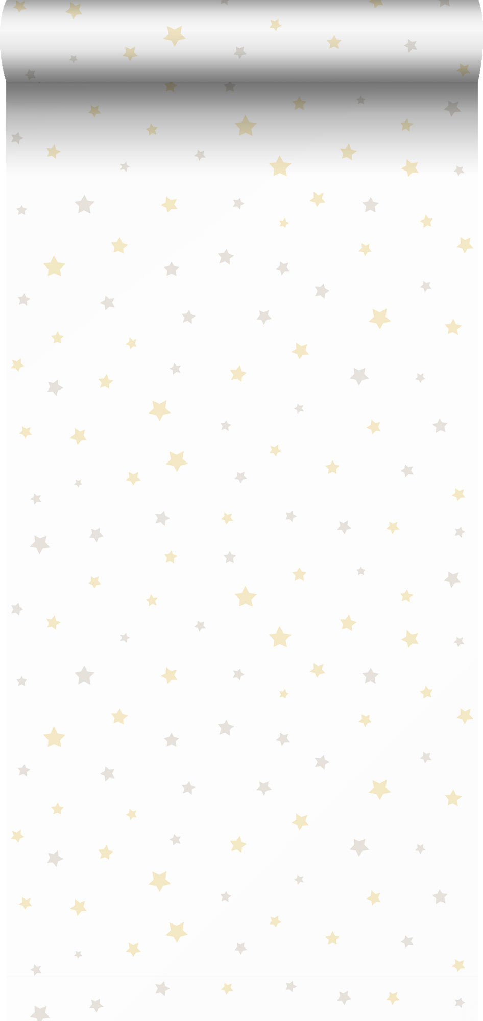 Sanders & Sanders behang sterretjes geel, beige en wit - 53 cm x 10 m - 640457