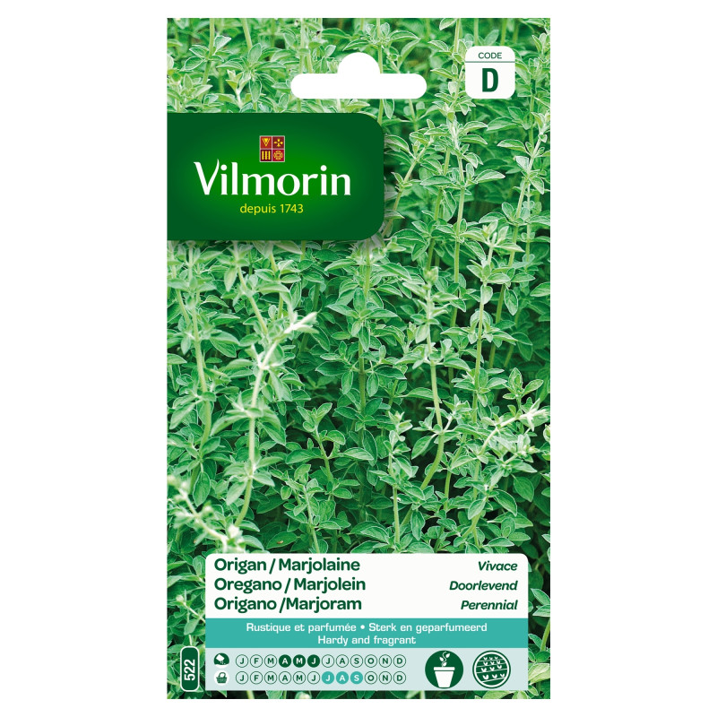 Semences d'origan marjolain VILMORIN
