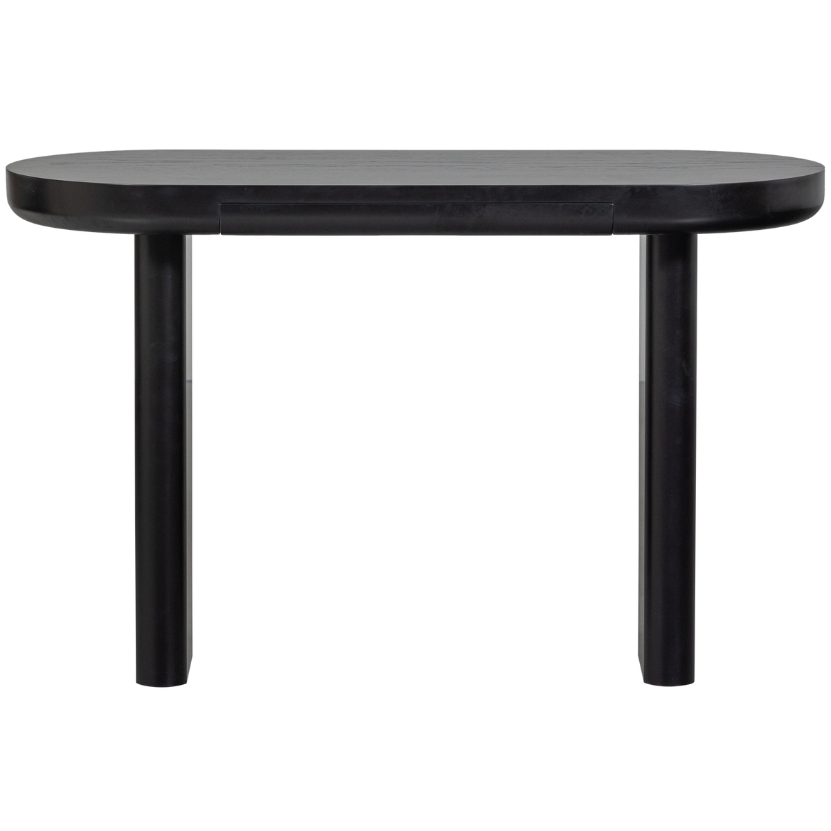 WOOOD bureau/sidetable Mae - Fineer - Zwart - 75x120x50