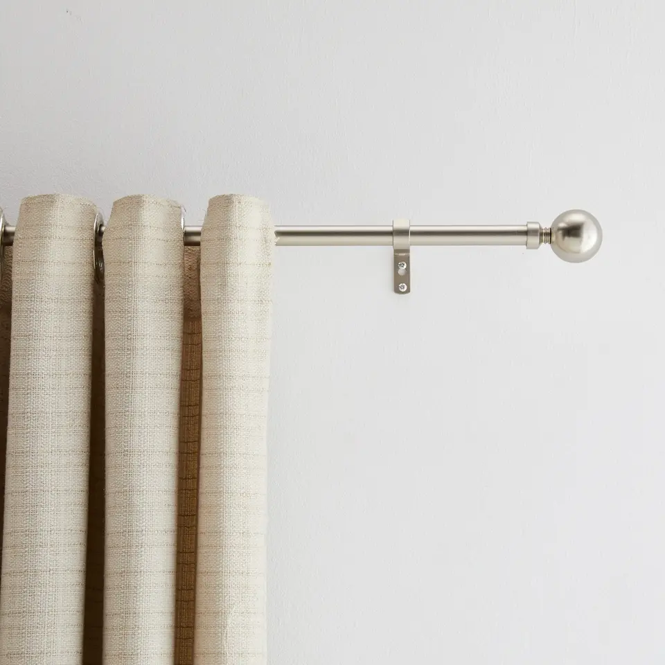 Lange Gordijnroede - Uitschuifbare Gordijn Rail - Stang van 240-360 cm - Zilver