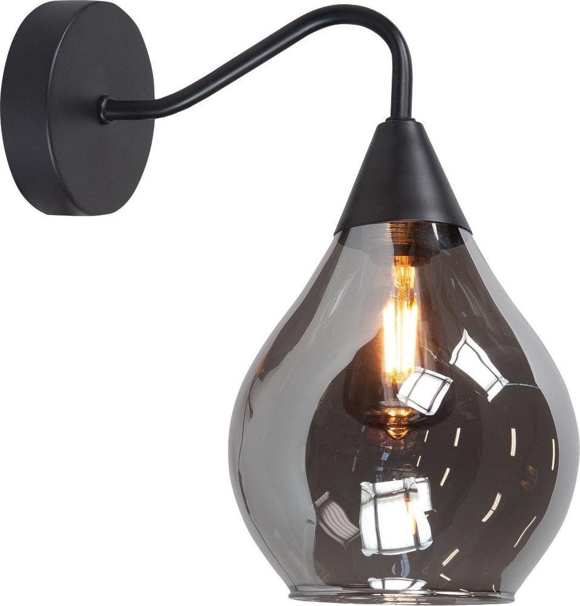 Highlight Highlight Wandlamp Cambio H 27 cm Ø 15 cm zwart