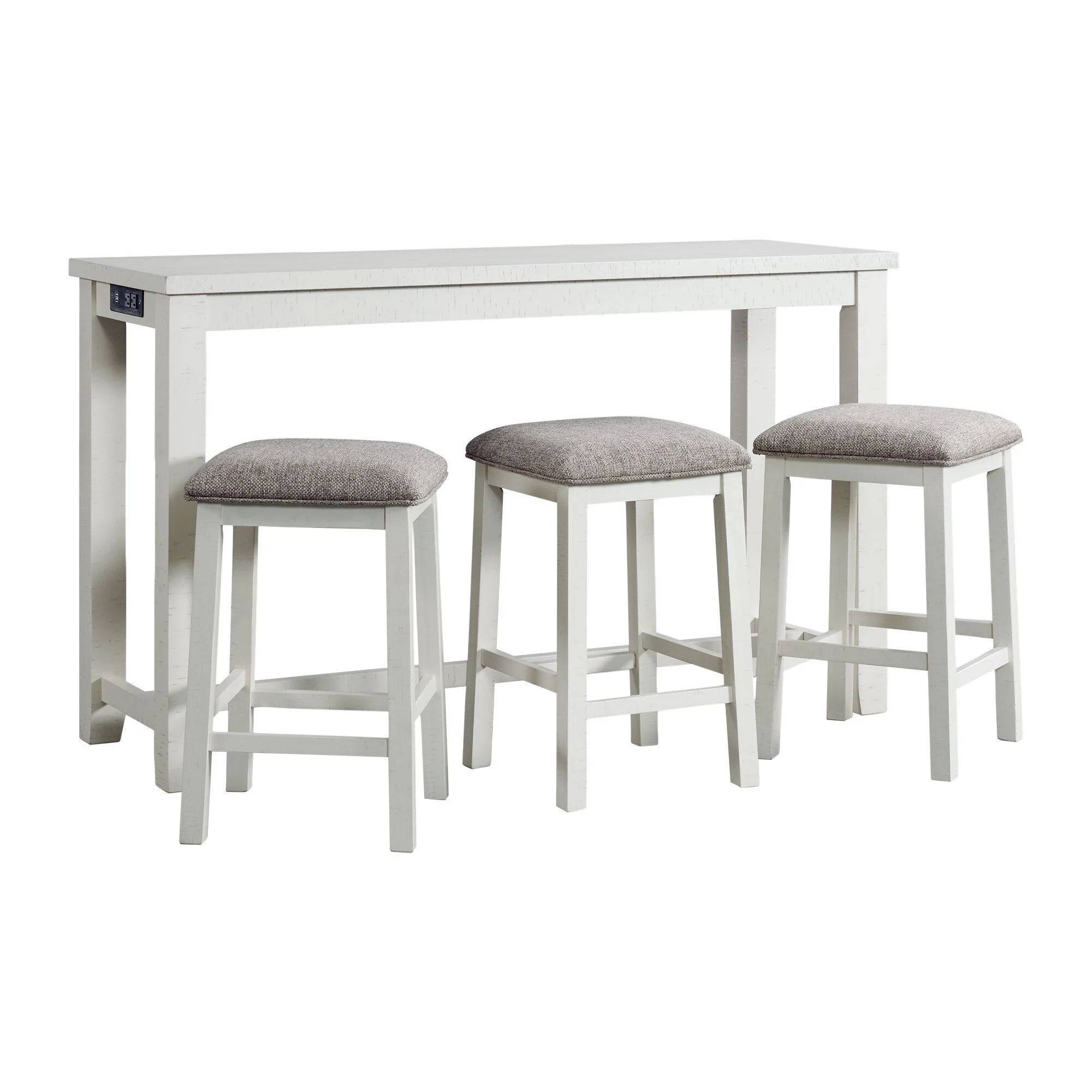 Picket House Furnishings Stanford Multipurpose Bar Table Set in White