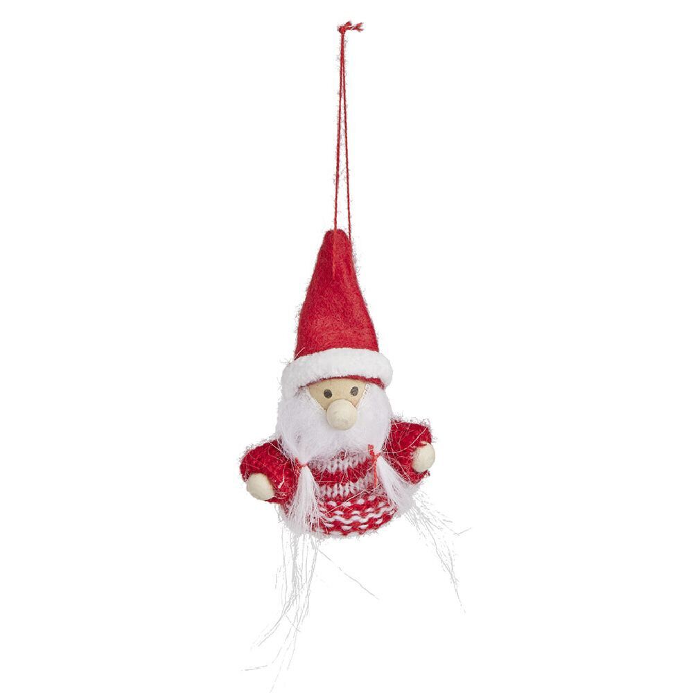Personnage à suspendre rouge et blanc - Fille/Père No&euml;l/Ange