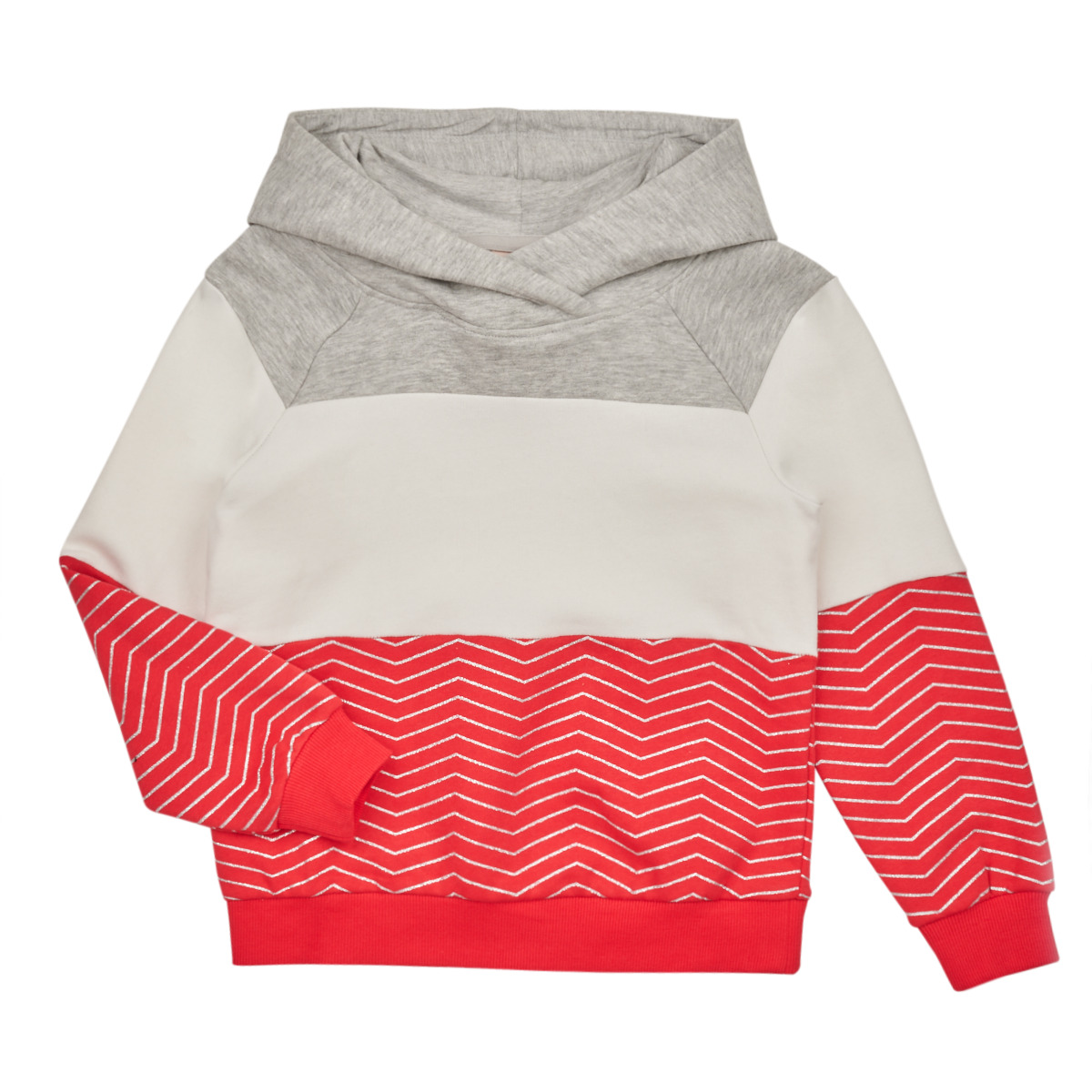 Only - KOGMADDIE L/S BLOCK HOODIE CS SWT - Pink