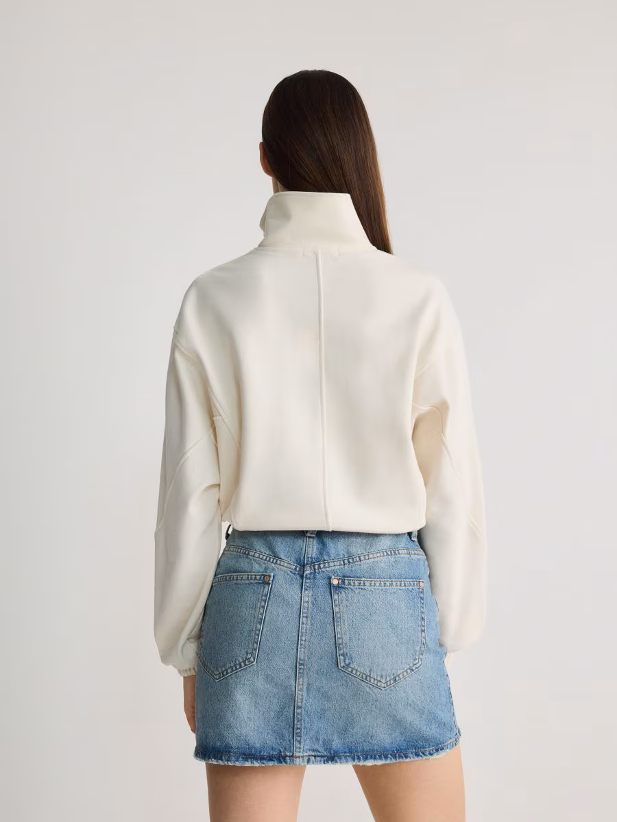 Denim Mini Skirt