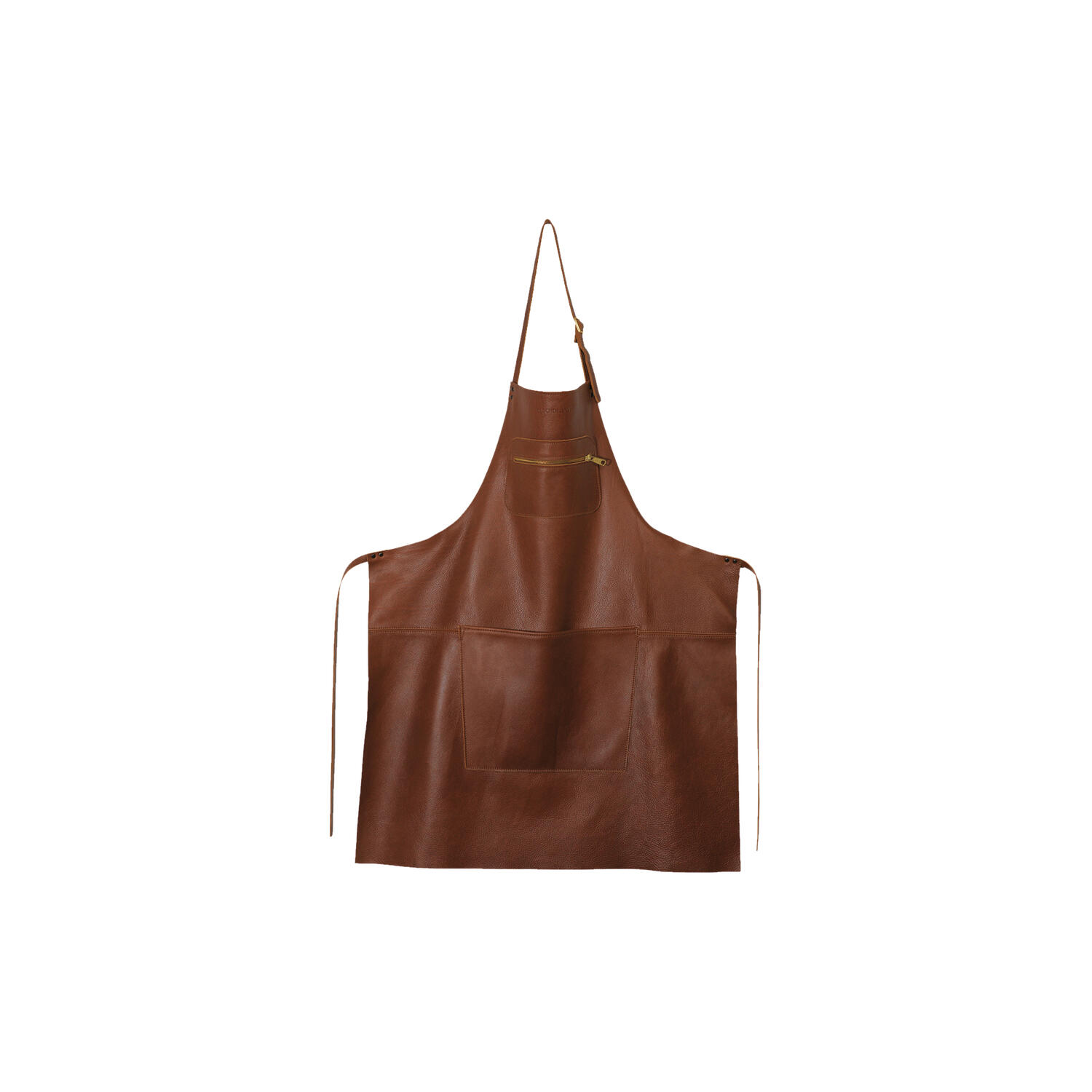 Zipper l&aelig;derforkl&aelig;de, classic brown