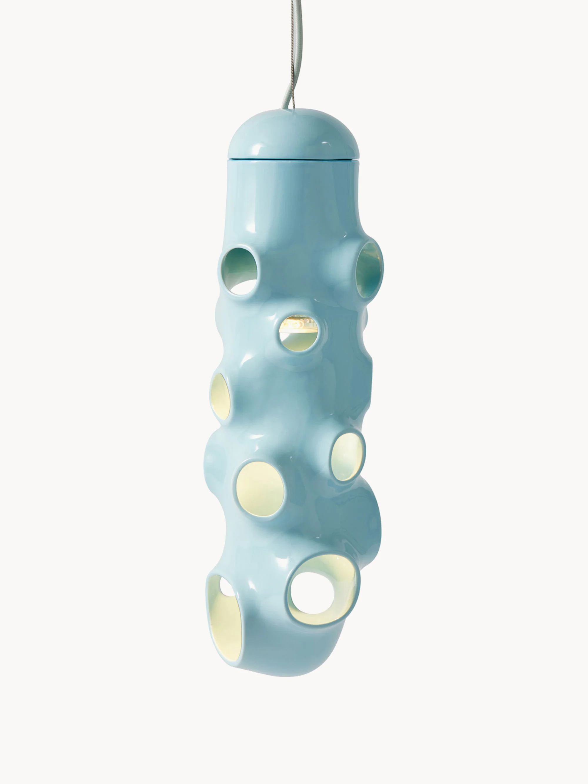 Keramik-Pendelleuchte Bulle