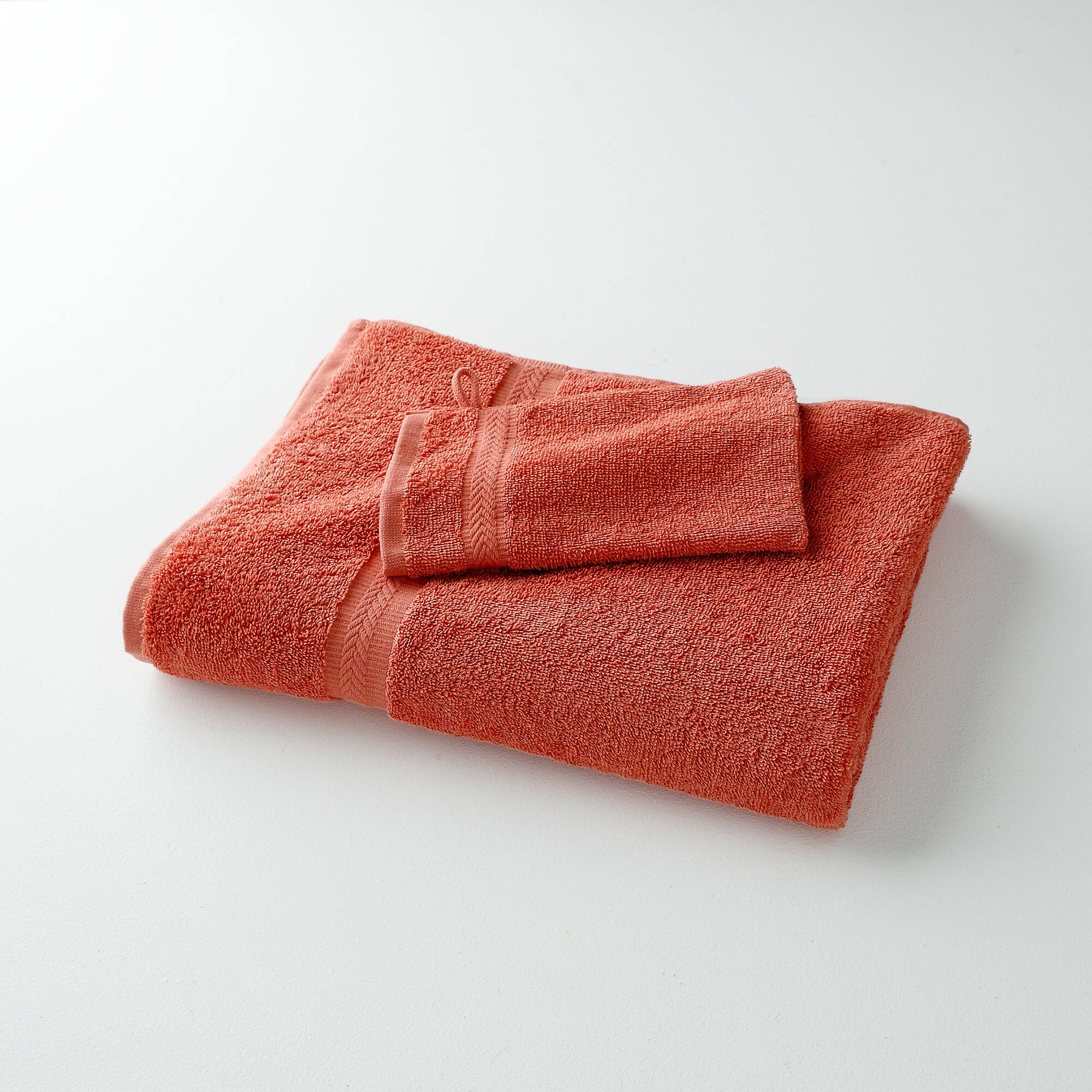 Collection serviettes de bain unies 420 g/m2 confort moelleux