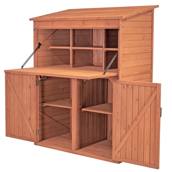 Storage Cabinet with Drop Table