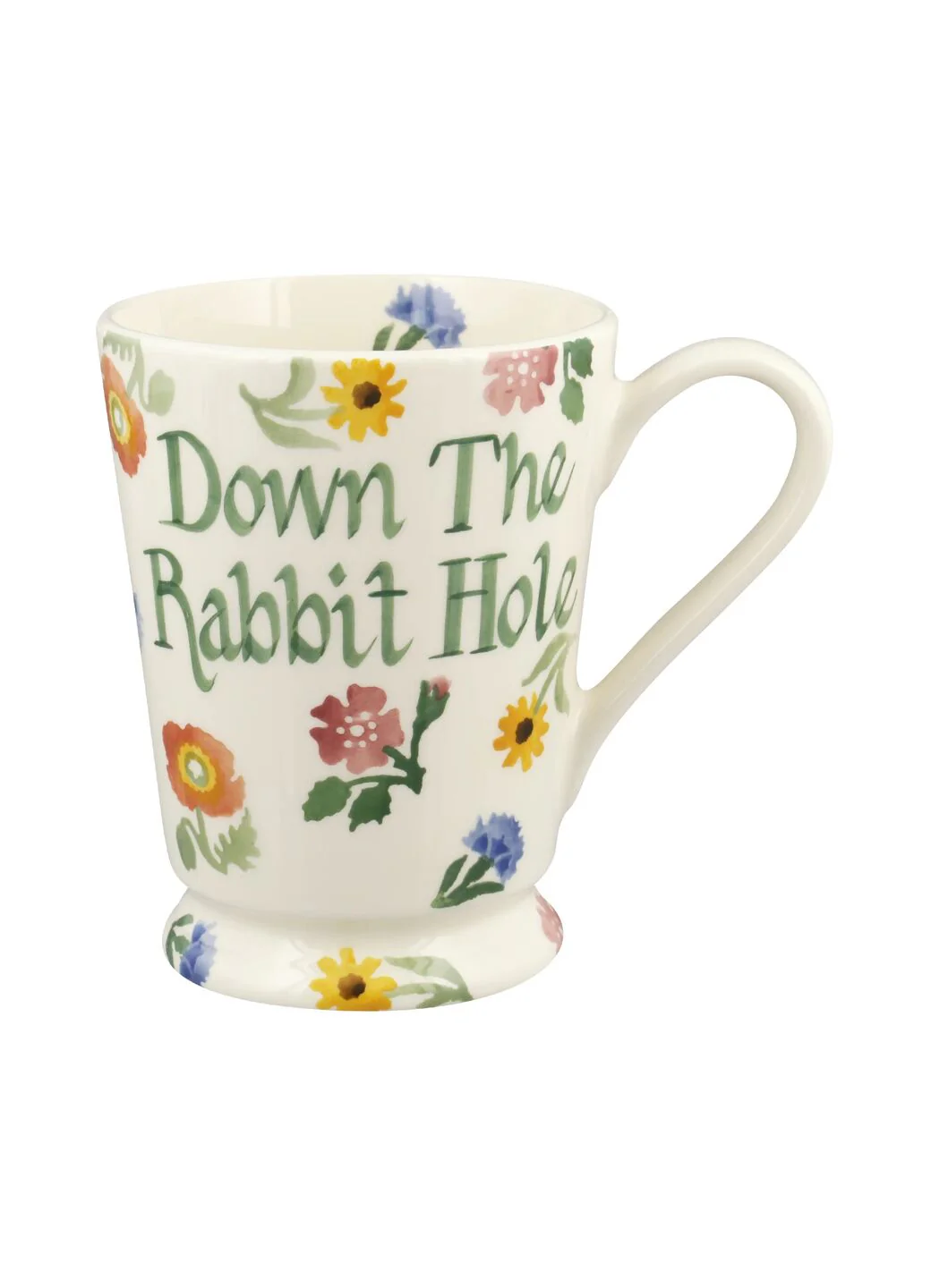 Personalised Poppies & Pinks Cocoa Mug