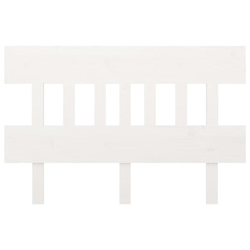 NNEVL Bed Headboard White 183.5x3x81 cm Solid Wood Pine