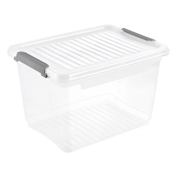 Clipbox »Leonie«, 16,6L 37,5x28,5x23,5 cm transparent