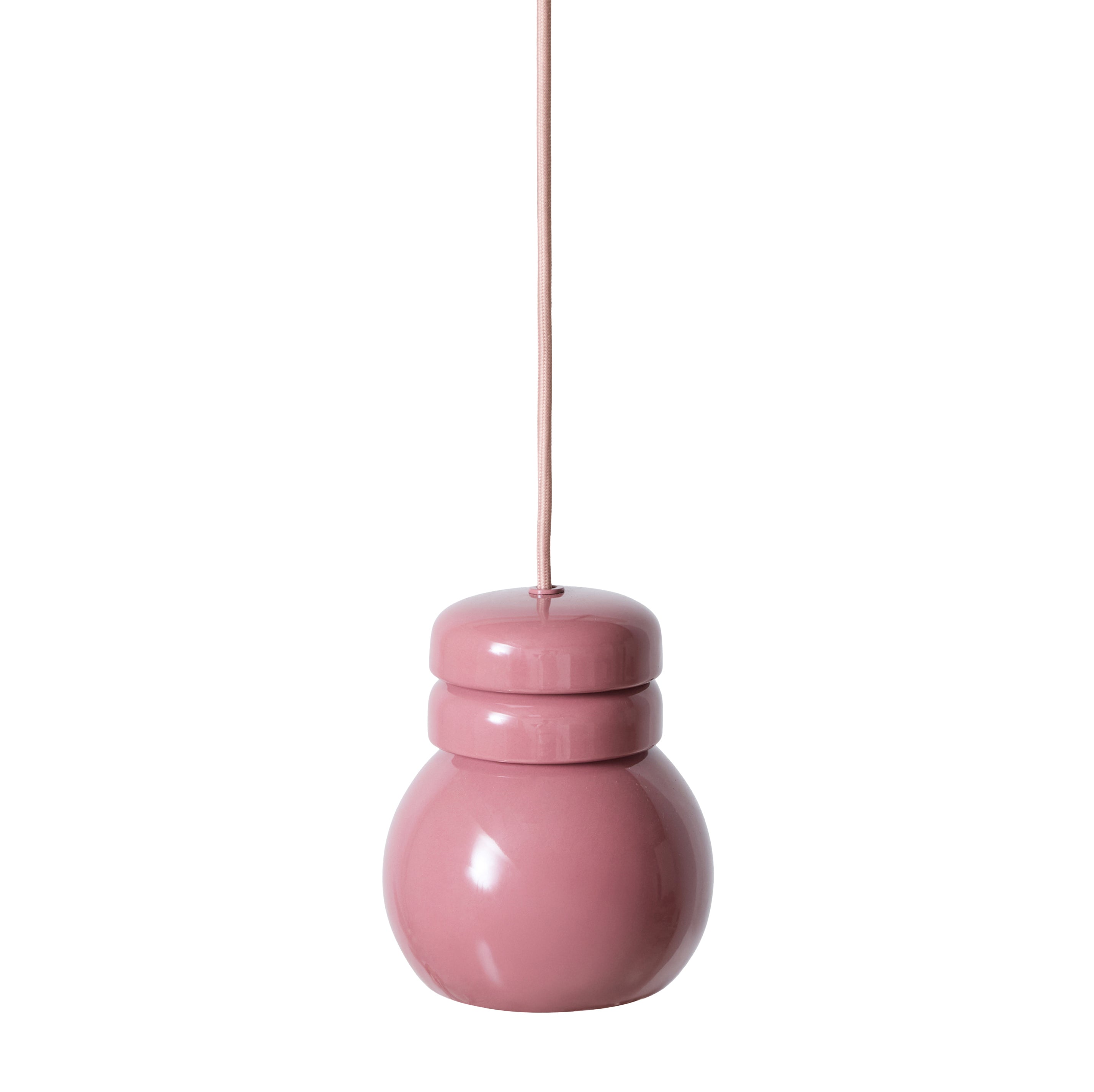 HKliving Ceramic Bulb Hanglamp - Blush