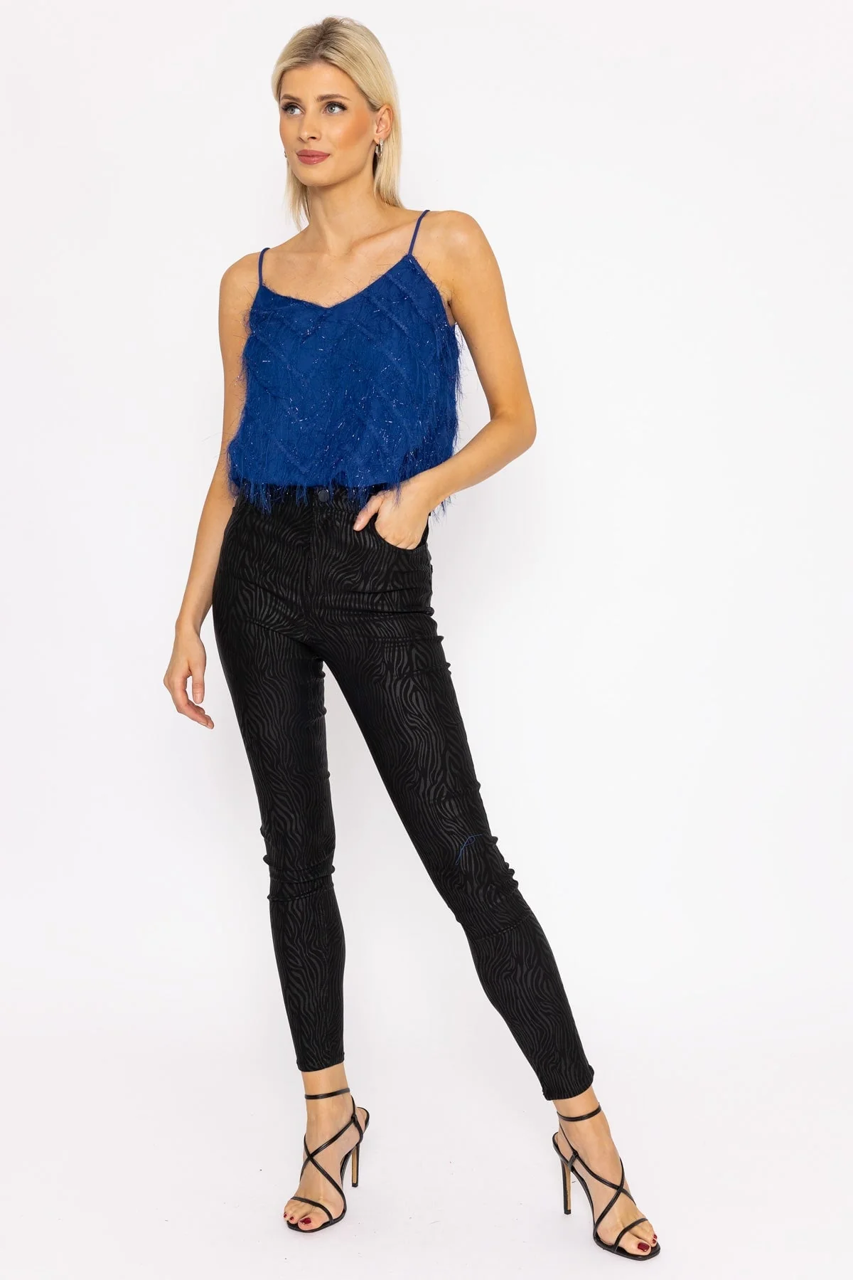 Juliette Singlet Top in Blue