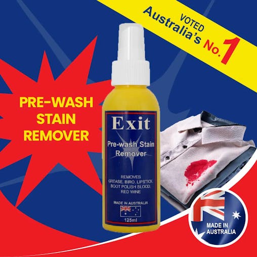 Exit Soap Spray Pre Wash Stain Remover Multi Purpose Cleaner 125ml | Set of 3