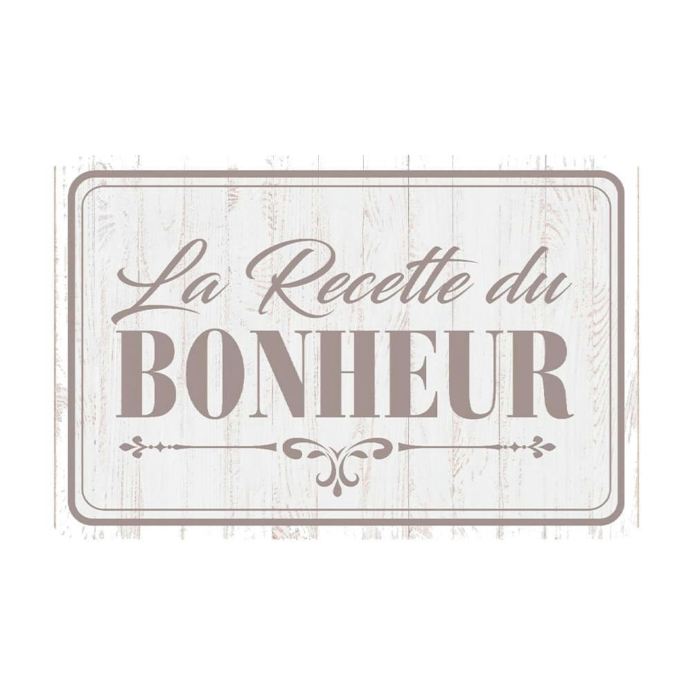 RECETTE DU BONHEUR - Set de table 43x28cm