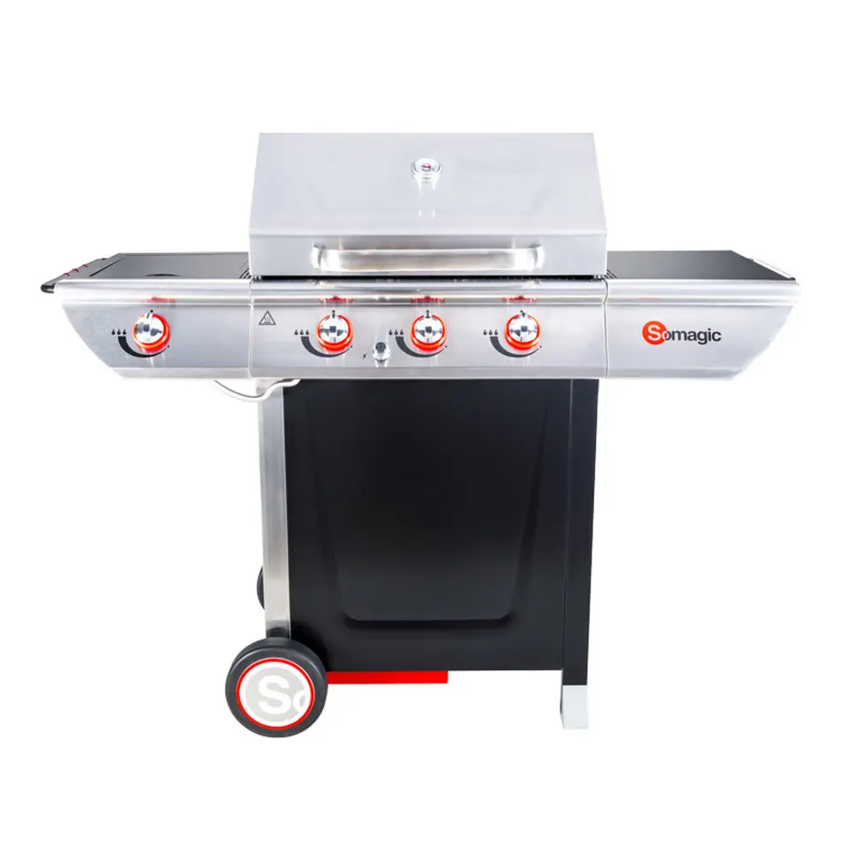 Somagic Barbecue MANHATTAN 350GPI - Zwart - Staal