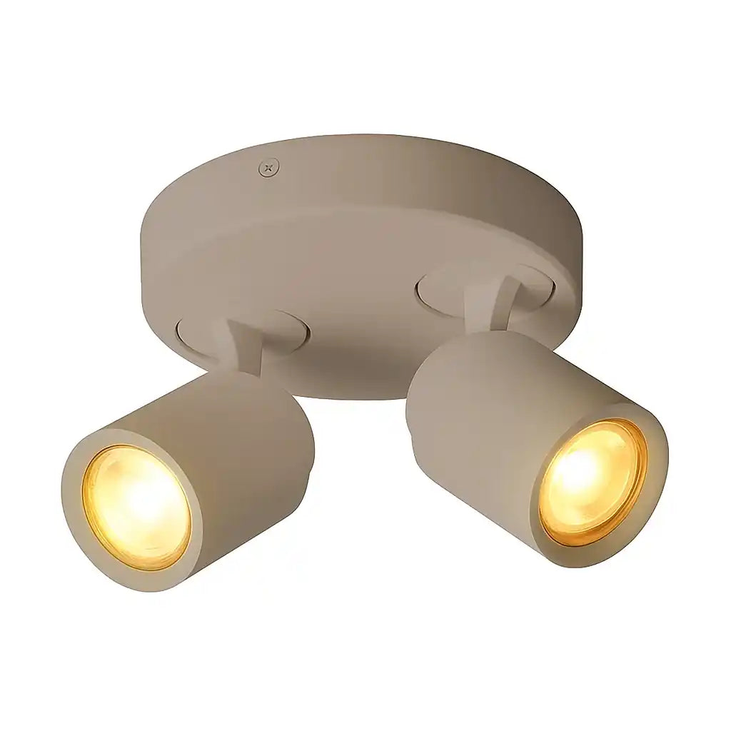 Freelight spot Razza - 2 lichts - 17 x 14  cm - beige