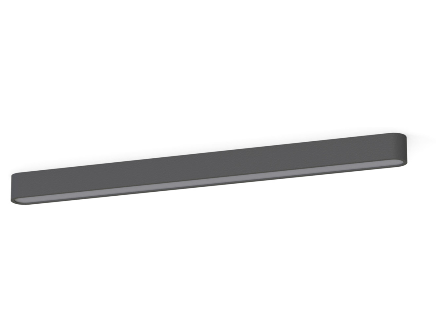 PlafonSoft LED 95 cm aluminiowy szary