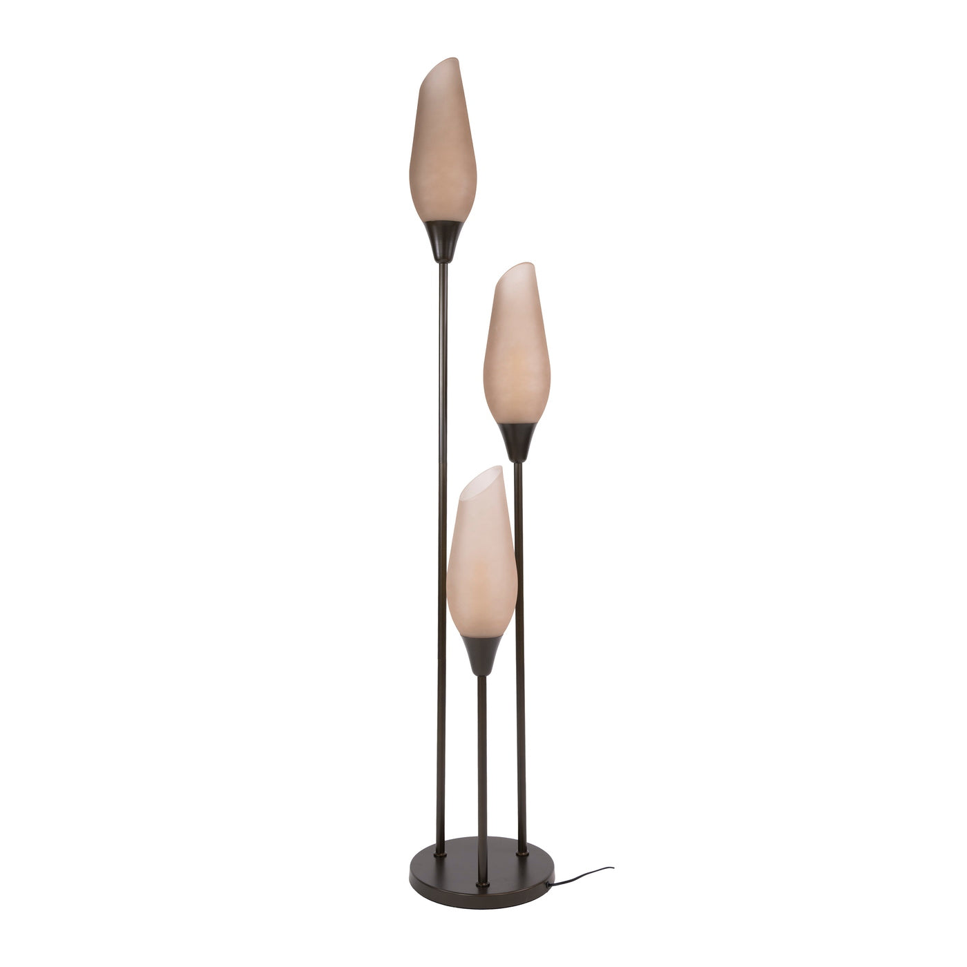 Giga Living Vloerlamp Cocoon - Bruin Frost Glas - 170cm