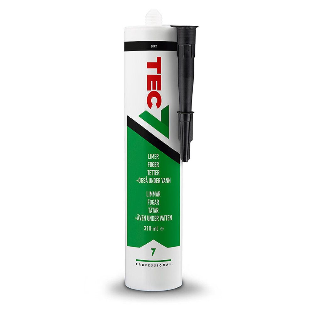 FUGEMASSE TEC7 310ML SVART