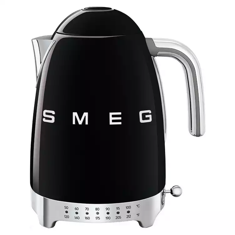 Smeg 50's Style Retro Variable Temperature Kettle - Black