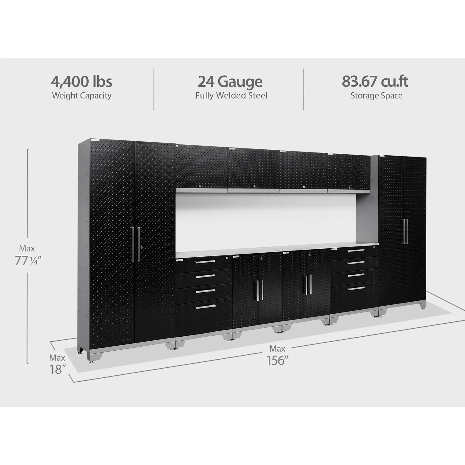 NewAge Products Performance 2.0 Diamond Plate 12 Piece Set