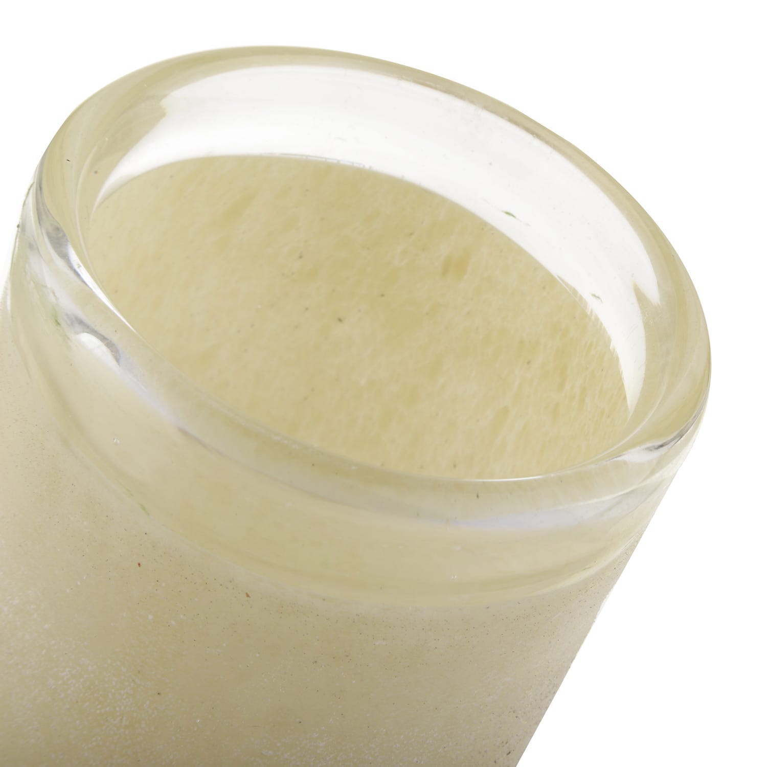Vaso in vetro 20x10,5 cm beige