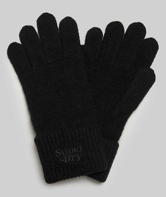 Ribbed Knitted Gloves