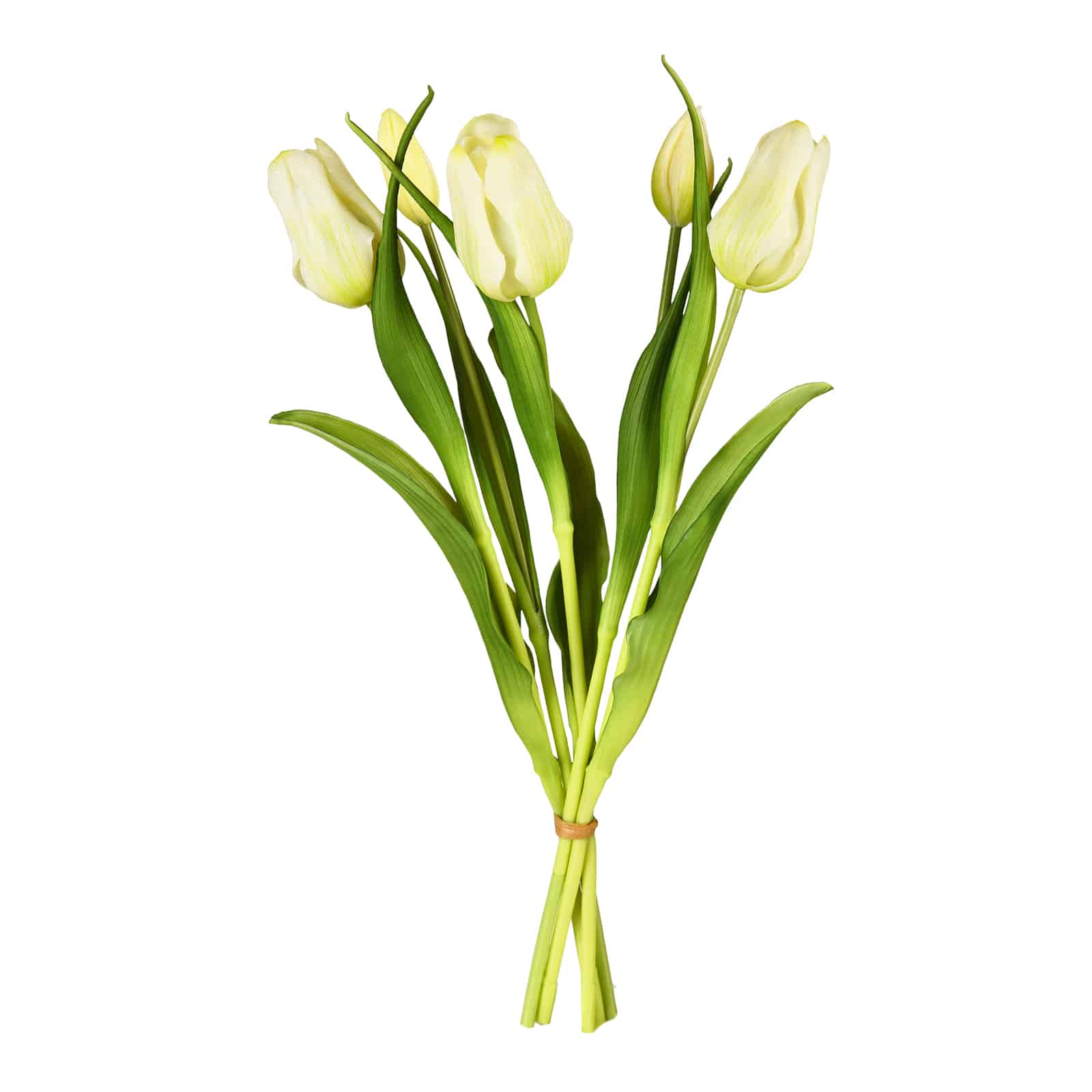Kunstblumenbund Tulpe Weiß,L 410 mm