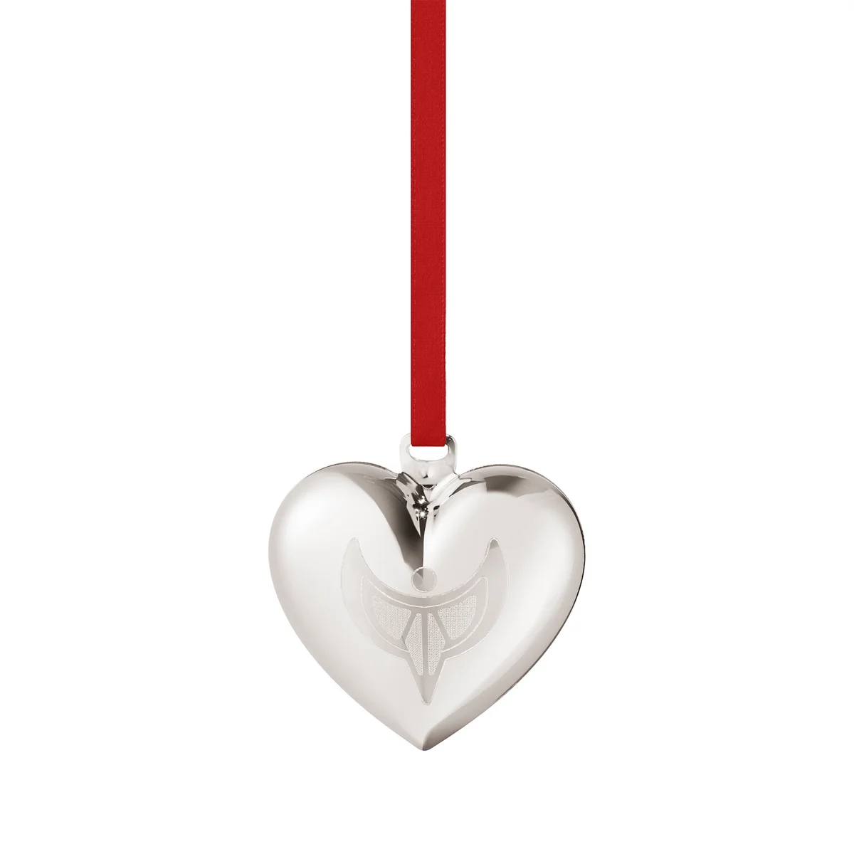 Georg Jensen - Weihnachtsherz 2024, palladium