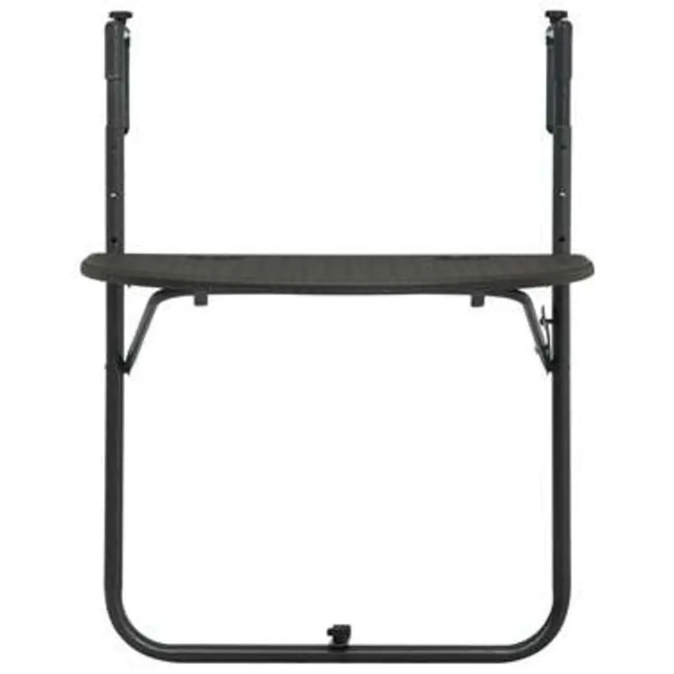 vidaXL - Balkontafel - Bruin - Kunststof